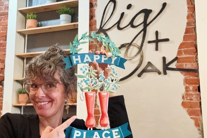 shopping at fig and oak in ashland ohio