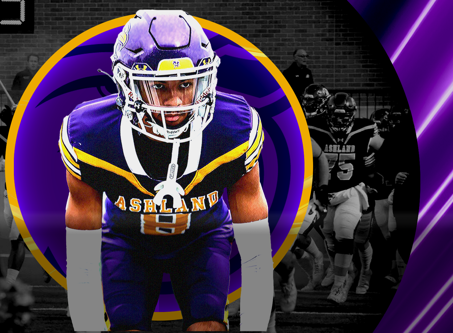 ashland university sports eagles football player