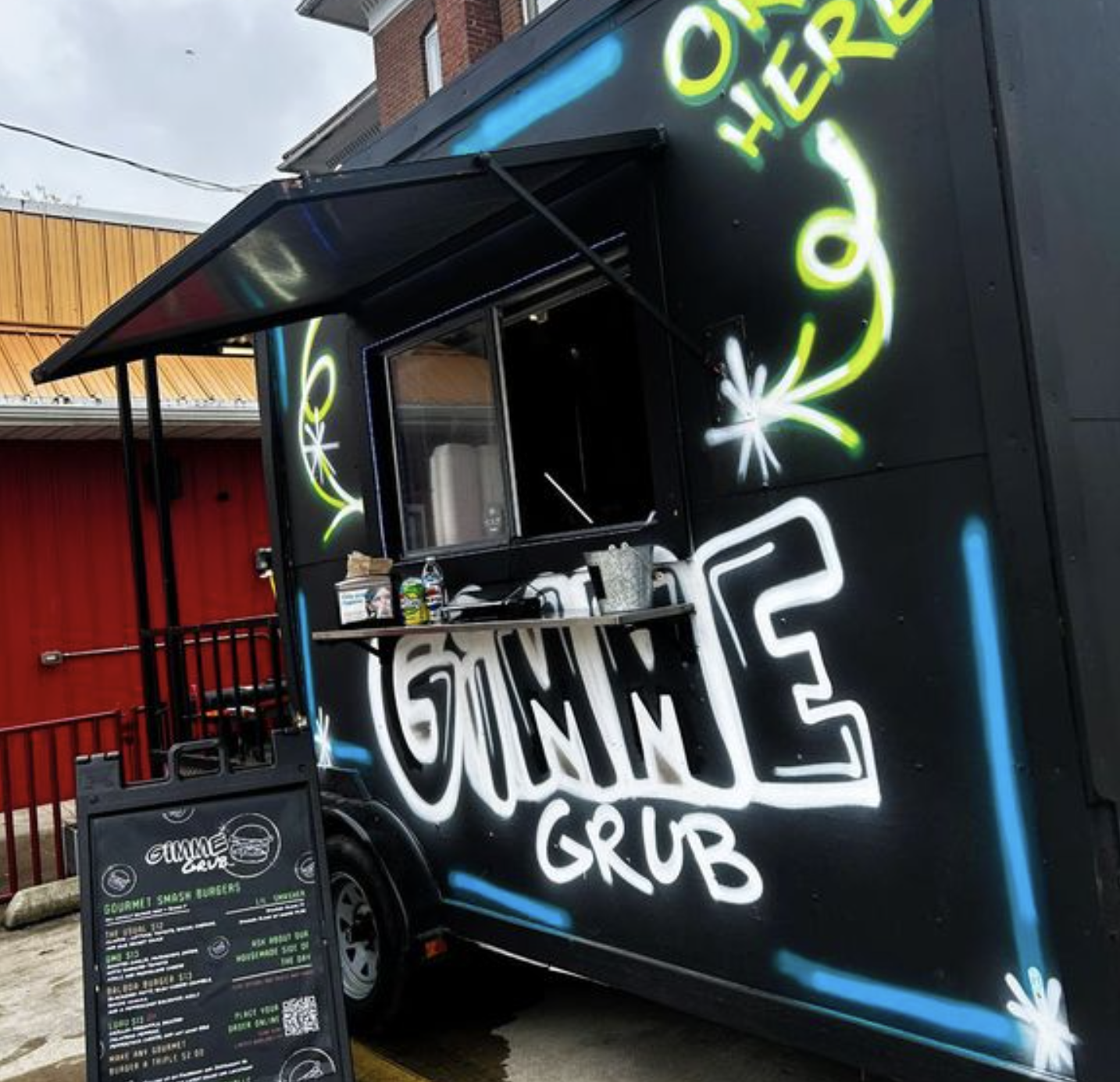 gimme grub food truck serving up smash burgers in ashland ohio