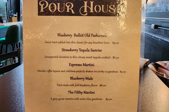 Kash Co. PourHouse specials menu