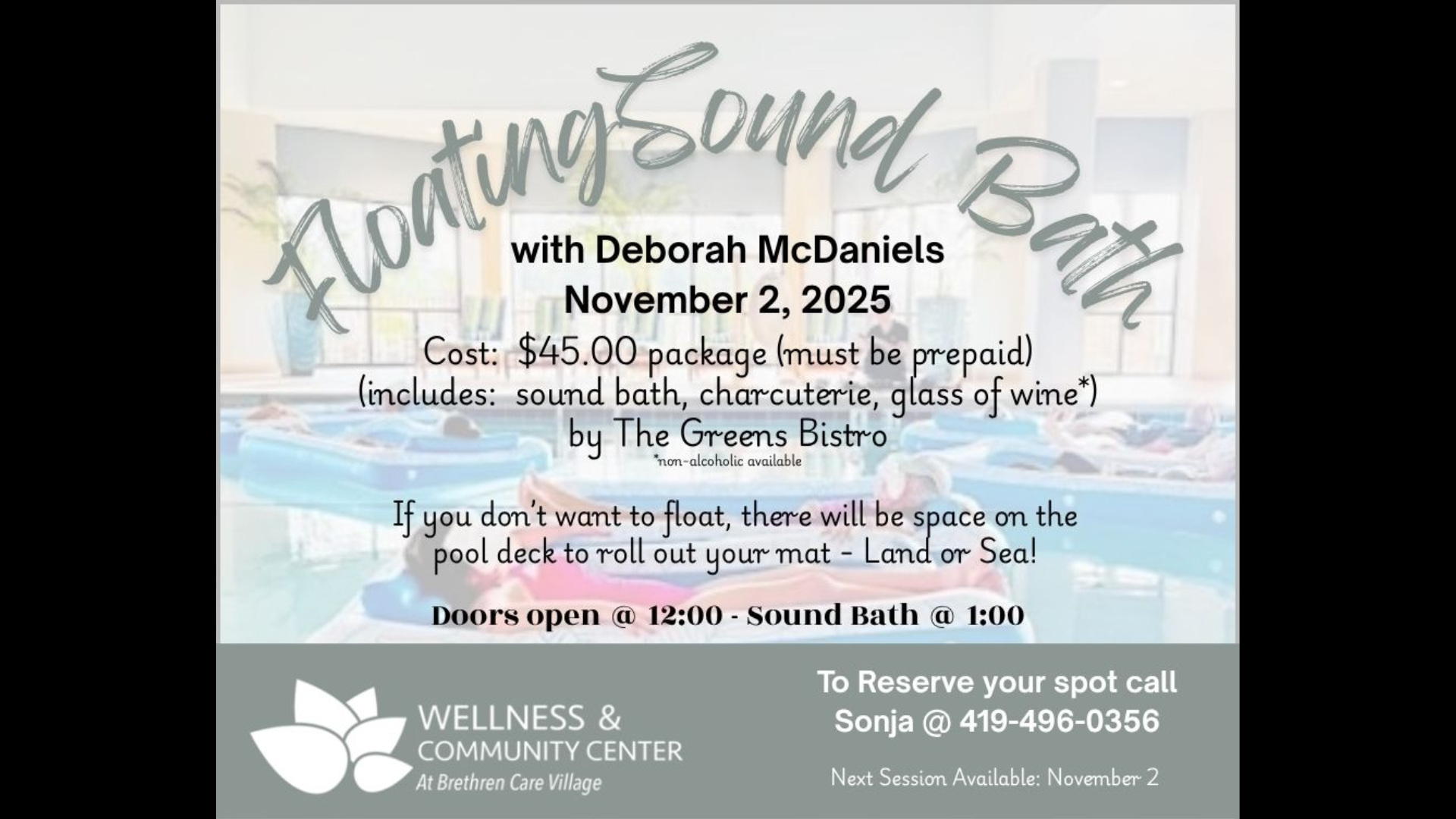 women laying on pool rafts on their backs with masks over their eyes