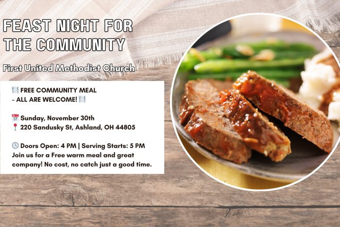 meatloaf, potatoes, and green beans