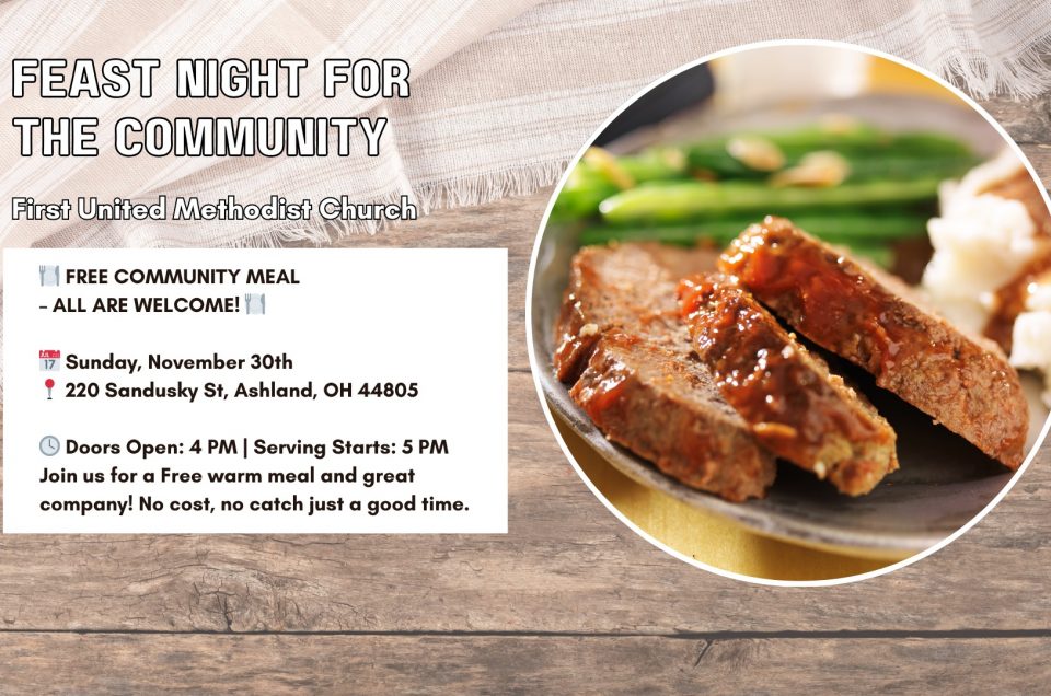 meatloaf, potatoes, and green beans