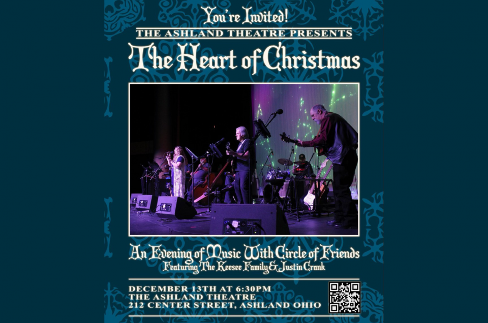 Circle of Friends playing a concert on stage